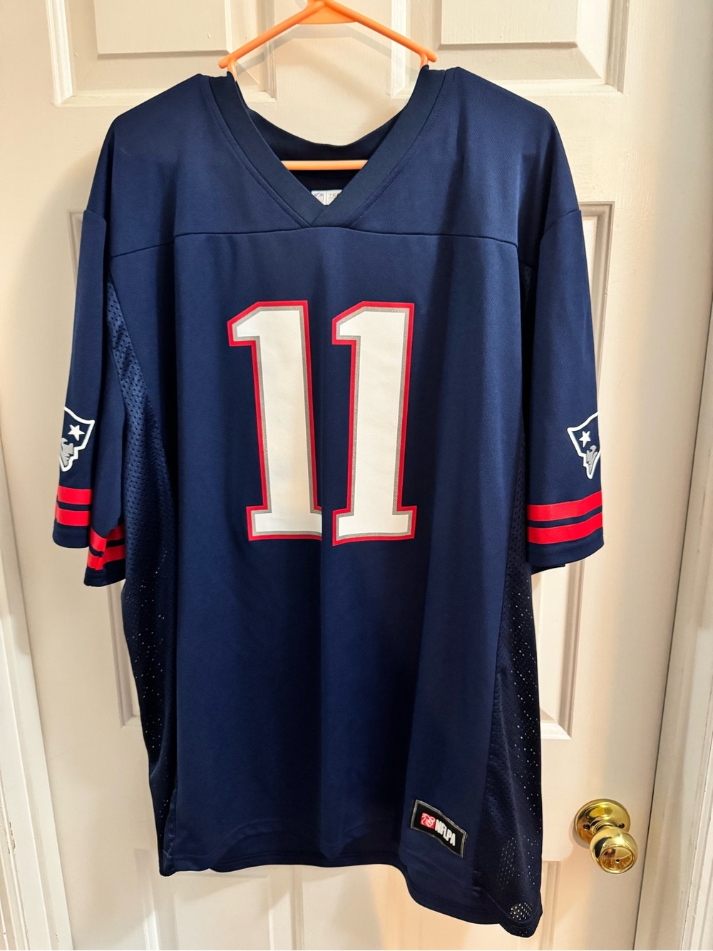 NFL Men's Navy Football Jersey #11 with Red & White Accents